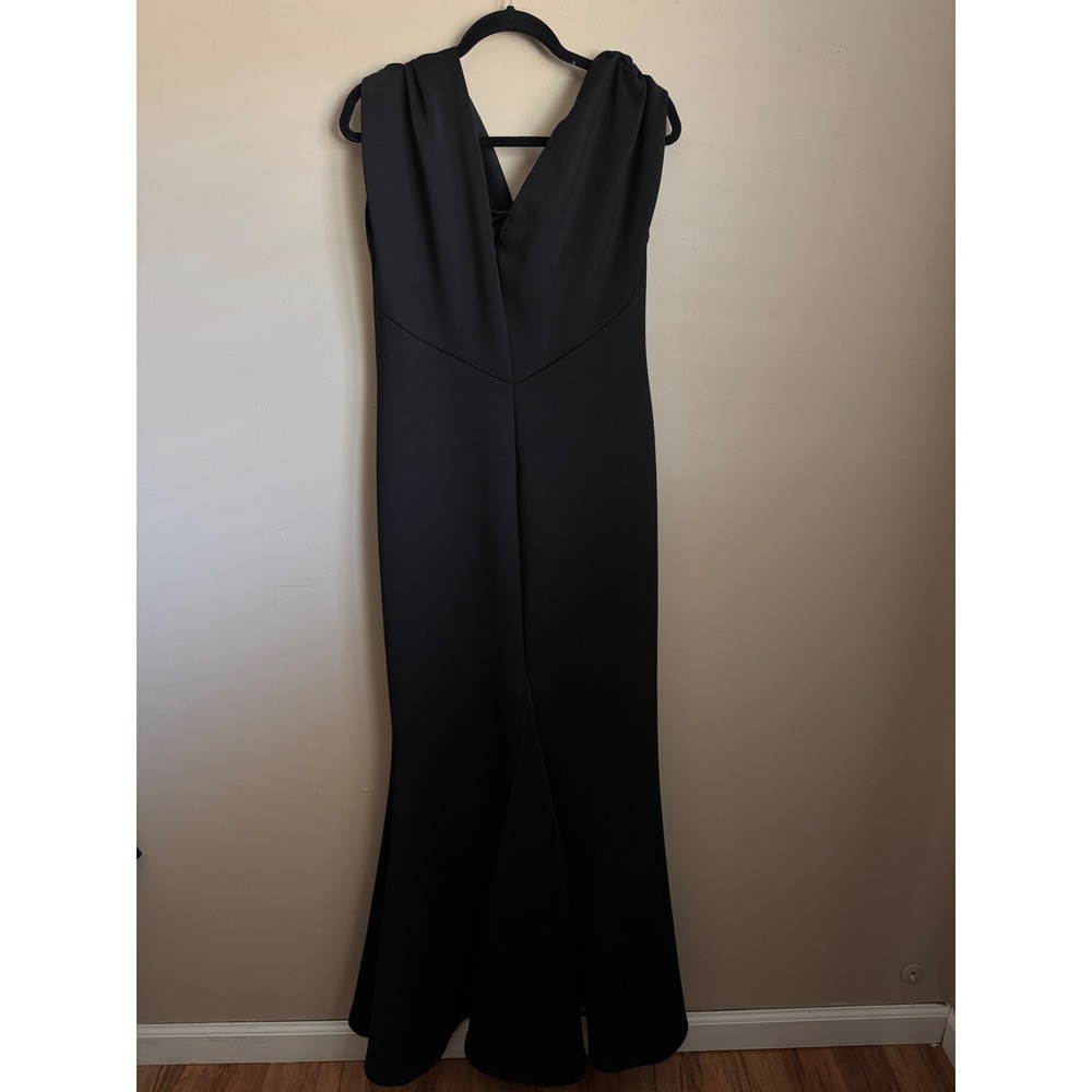 Unbranded Maxi Gown Women XL Black Excellent Cowl Neck Mermaid Formal Dress - Picture 6 of 11